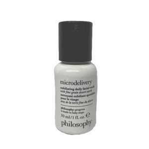 Philosophy Microdelivery Exfoliating Daily Facial Wash 1 Fl Oz Travel Size NEW